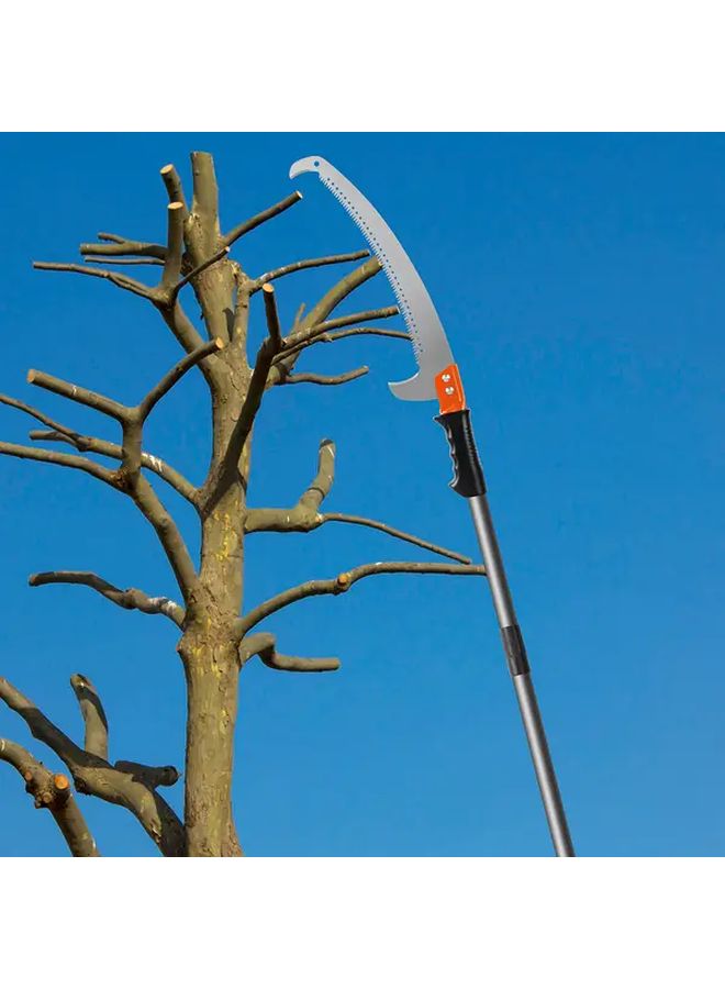 14ft Heavy Duty Pole Saw With Alloy Steel Blade For Tree Trimming Gardening - Image 2