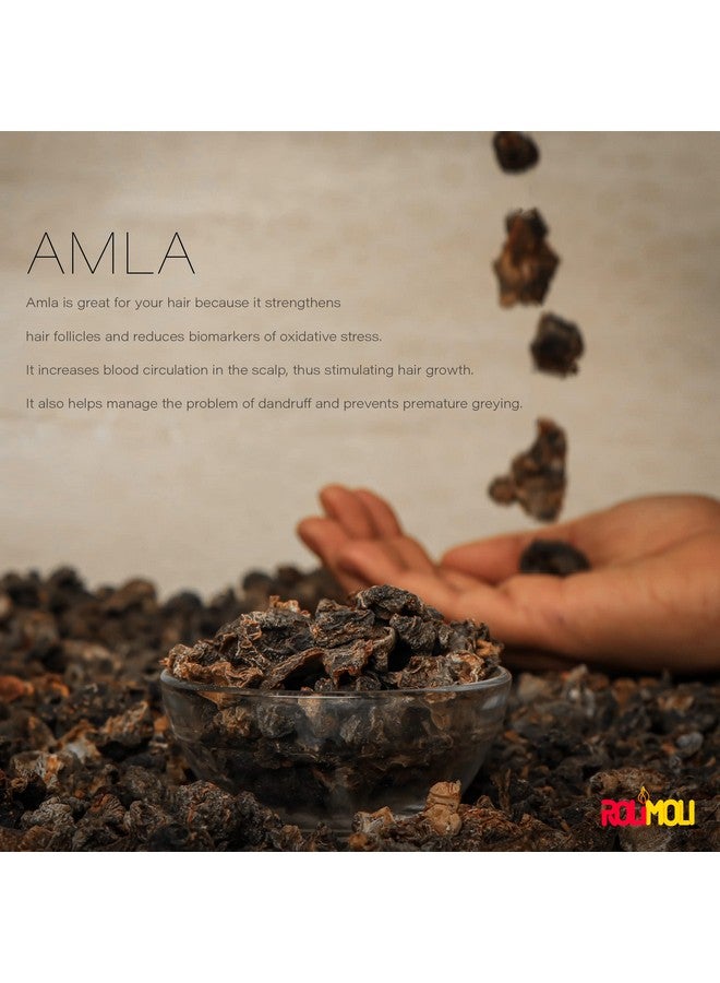 Rolimoli Whole Dried Form for Hair Care Each Amla, Reetha, Shikakai, 450 G - Image 3