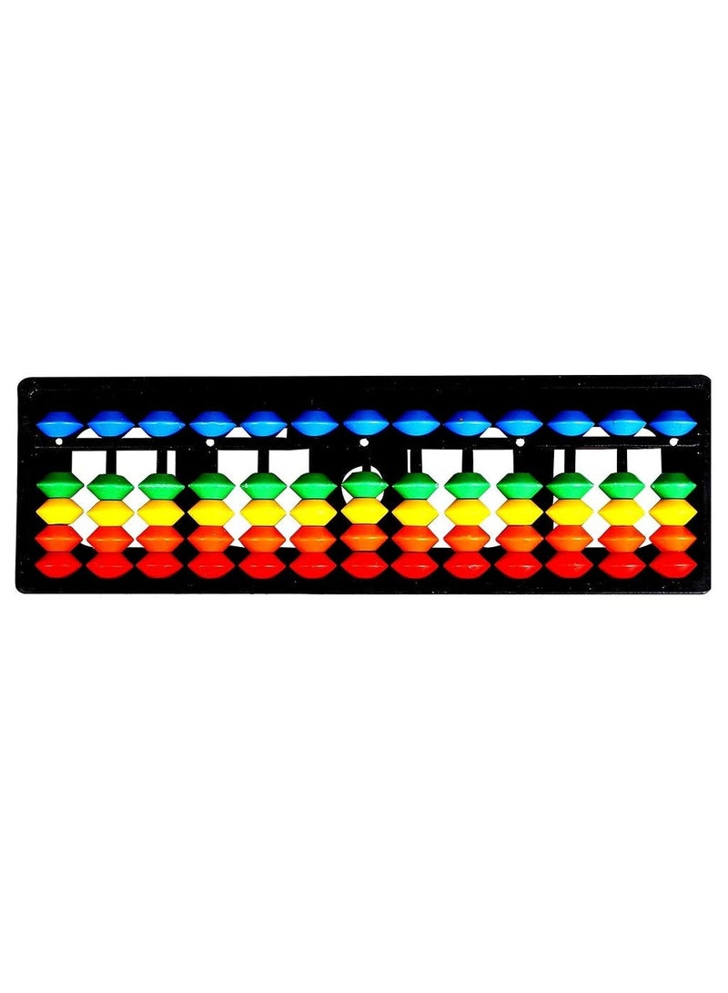 erorex Abacus 13 Rod Multicolor Kit Japanese Soroban Calculator for Visual Math Aid Learning 2 pieces - Image 1