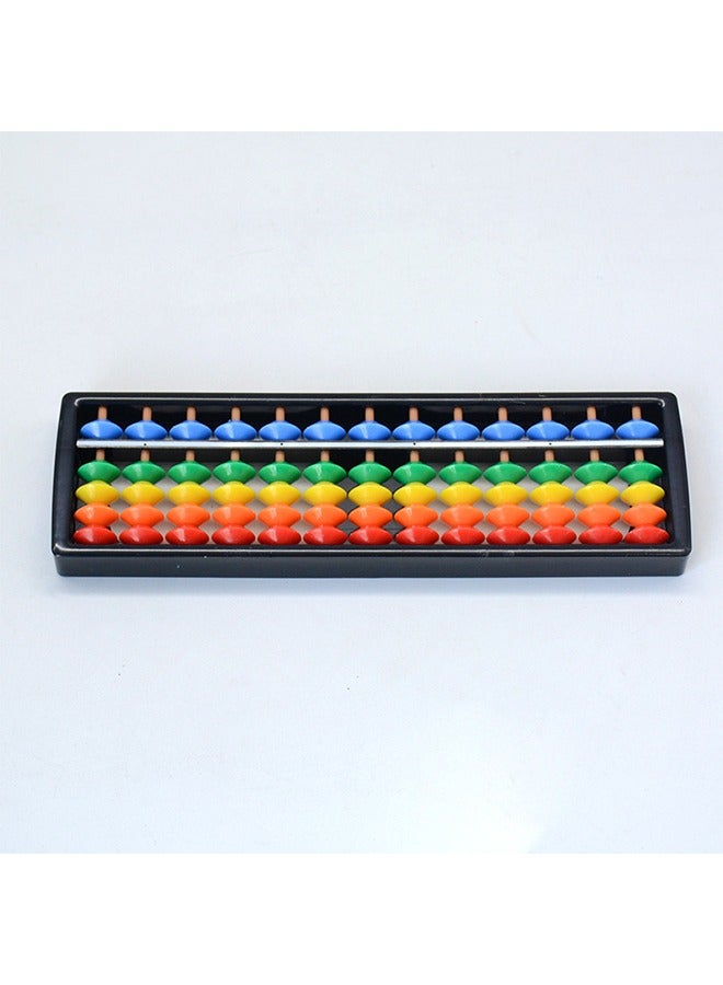 erorex Abacus 13 Rod Multicolor Kit Japanese Soroban Calculator for Visual Math Aid Learning 2 pieces - Image 3