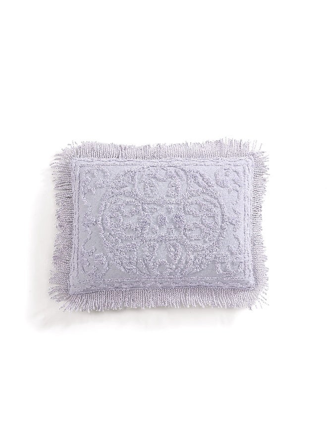 Beatrice Home Fashions Medallion Chenille Bedspread, Standard Sham, Lavender - Image 1