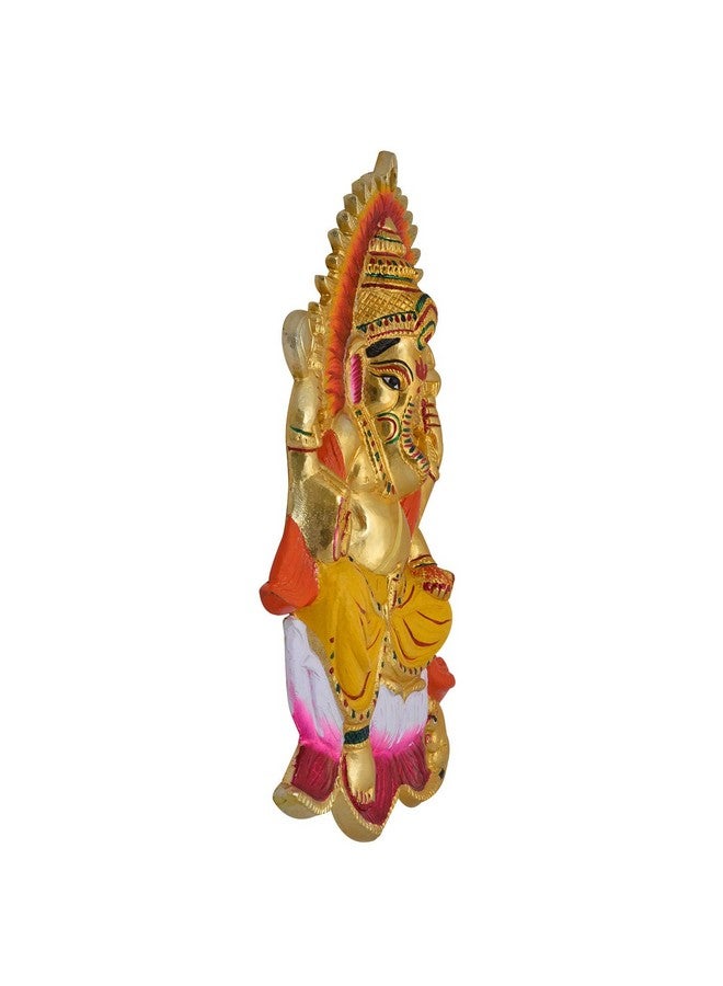 Toolart® Decorative Lord Ganesh Ji Big Aluminium Wall Hanging Showpiece Figurine for Home Décor/Gift Loved Once (Dimension: Length - 10, Width - 2, Height - 16 Inch) - Image 2