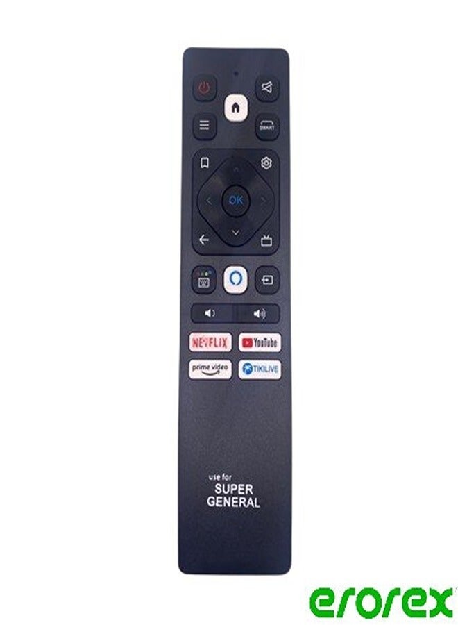 erorex Replacement Remote For Super General LCD LED TV 