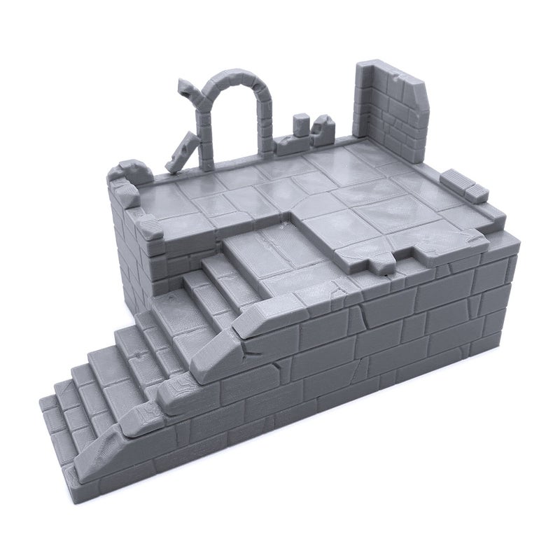 EnderToys ديكور درج الطوب من EnderToys للعبة الطاولة 28 مم مجسمات حربية مطبوعة بتقنية ثلاثية الأبعاد وقابلة للطلاء - Image 2