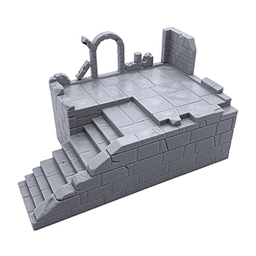 EnderToys ديكور درج الطوب من EnderToys للعبة الطاولة 28 مم مجسمات حربية مطبوعة بتقنية ثلاثية الأبعاد وقابلة للطلاء - Image 1