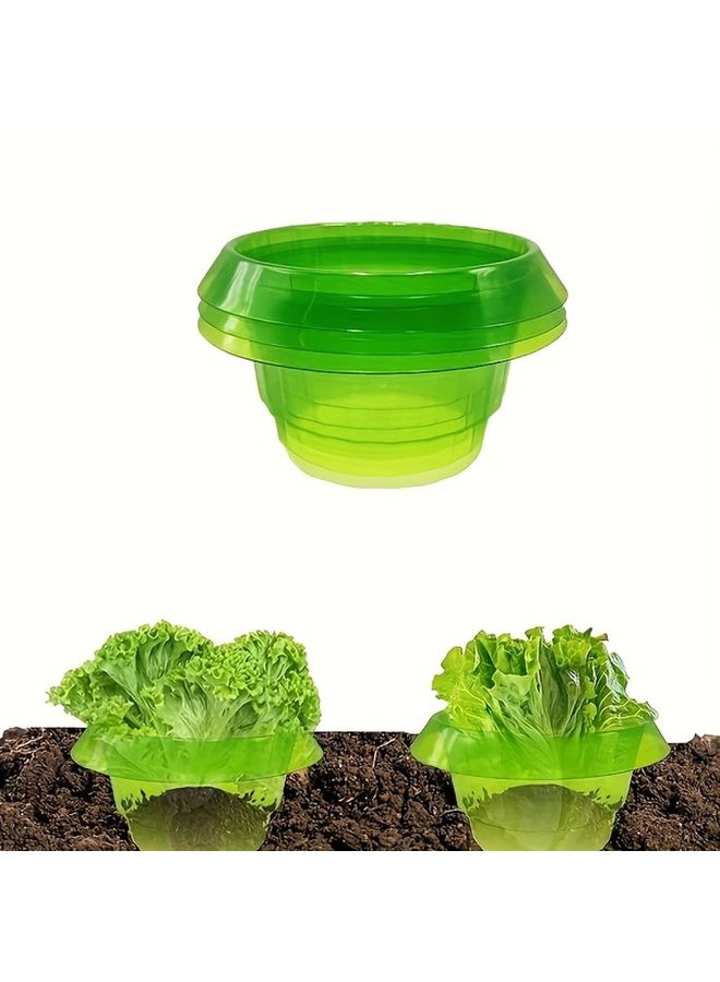 10pcs Round Plant Protection Hats Plastic For Garden Lawn Care Pest Control - Image 4