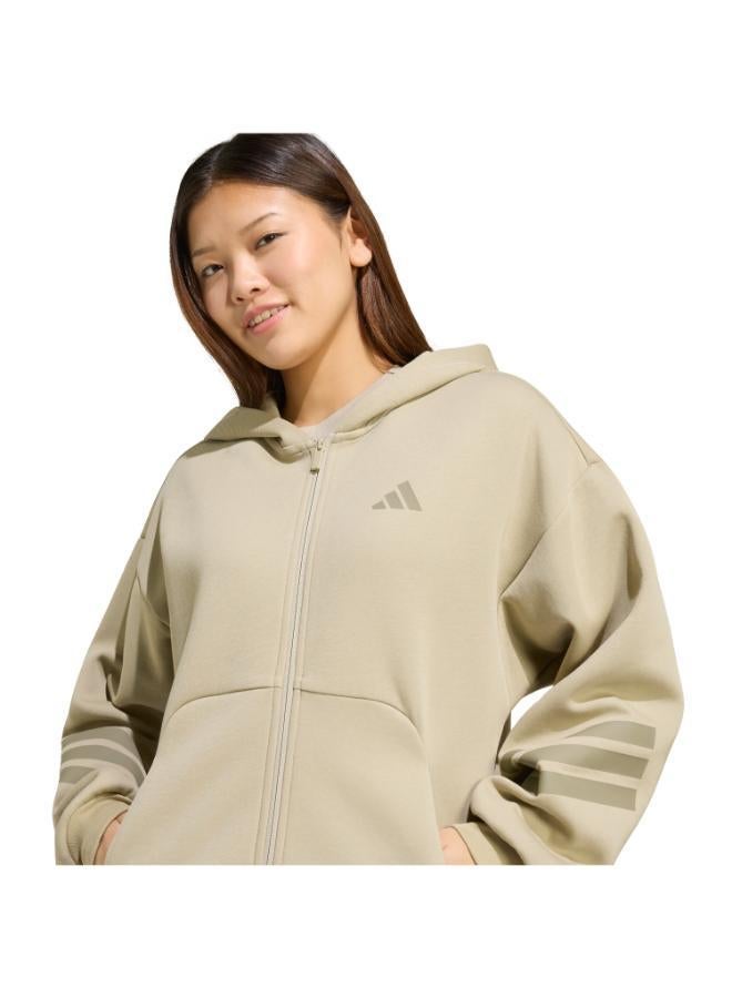 Adidas Future Icons 3-Stripes Full-Zip Hoodie - Image 1