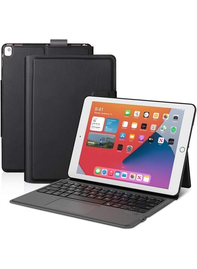 ELTRAZONE 10.2/10.5 Inch iPad Keyboard Case with Trackpad: Compatible with iPad 8th/7th Gen (2020/2019), iPad Air 3 (2019), and iPad Pro 10.5" (2017) - Image 1
