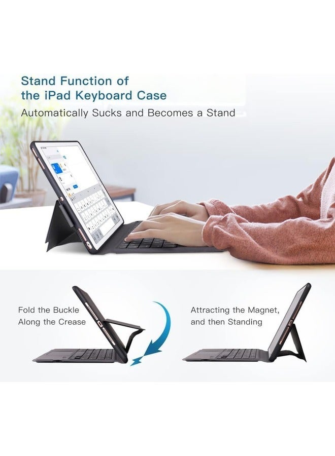 ELTRAZONE 10.2/10.5 Inch iPad Keyboard Case with Trackpad: Compatible with iPad 8th/7th Gen (2020/2019), iPad Air 3 (2019), and iPad Pro 10.5" (2017) - Image 4