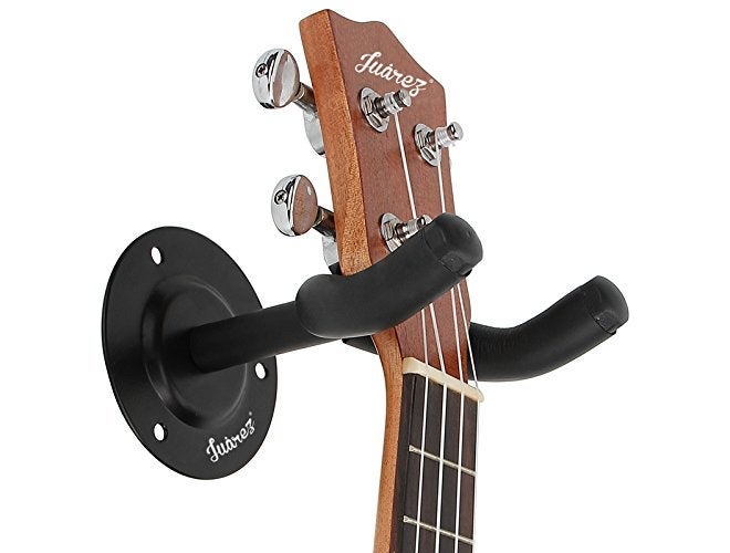 Juarez Juârez JRZ100 Guitar Wall Hanger/Mount/Holder/Hook/Stand/Rack for Acoustic/Electric/Bass Guitars, with Fittings/Accessories, Black - Image 1