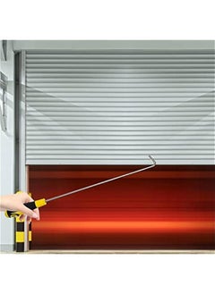 Generic 30cmRoller Shutter Hook Manhole Cover Lifter Household Shutter Door Hook Rubber Handle Hook Home Manhole Cover Hook Steel Manhole Cover Roller Shutter Door Hook Sliding Door Lifter  - Image 5