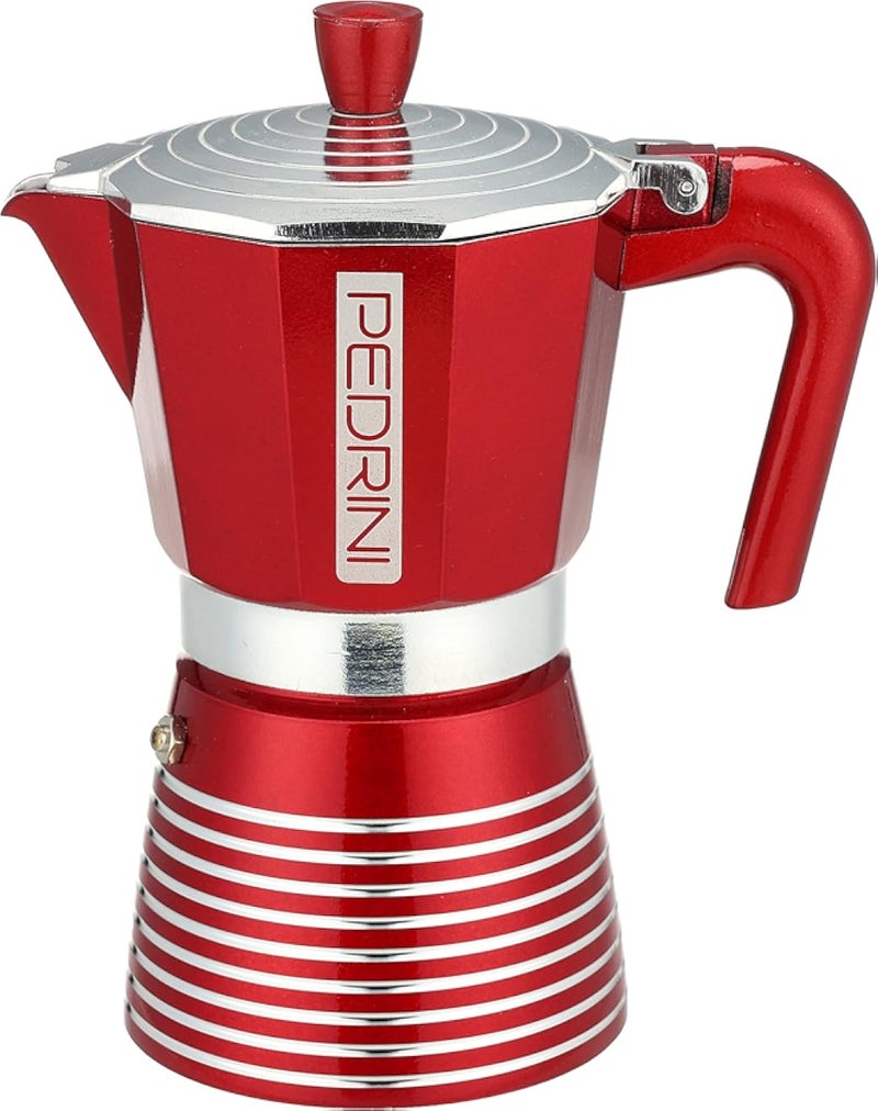 ماكينة قهوة بيدريني 6 أكواب - إنفينيتي، لون أحمر، 02CF116