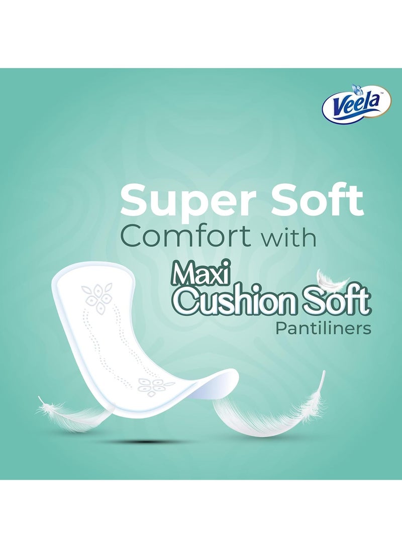 Veela Ultra Thin Pantiliners – Ultra-Light, Breathable, Leak-Proof Daily Feminine Hygiene Protection for Discreet Comfort and Freshness (Long, 50, count) - Image 2