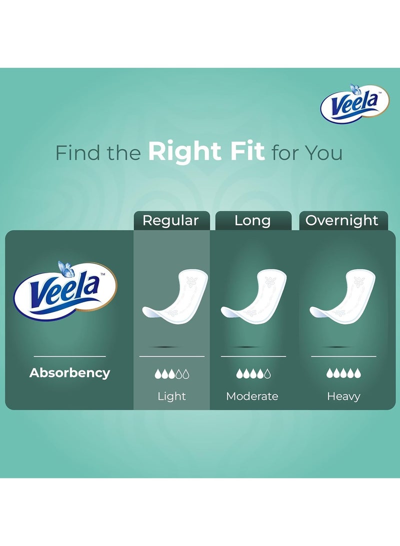 Veela Ultra Thin Pantiliners – Ultra-Light, Breathable, Leak-Proof Daily Feminine Hygiene Protection for Discreet Comfort and Freshness (Long, 50, count) - Image 5