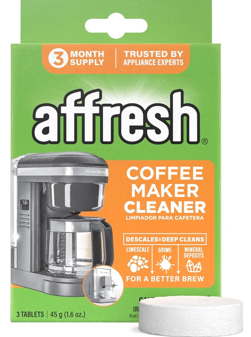 أفريش أقراص تنظيف ماكينة القهوة أفريش 3 أقراص تنظيف عميق وإزالة الترسبات لجميع ماكينات القهوة تزيل زيوت القهوة الترسبات الروائح وتحسن مذاق القهوة سريع وسهل الاستخدام - Image 1