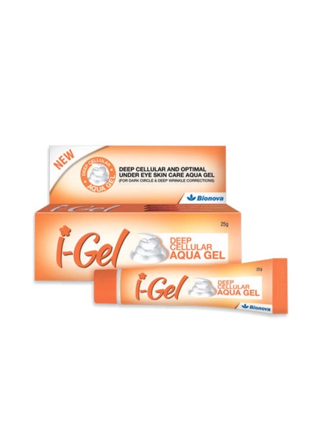 Bionova I Gel Unisex Under Eye Cream Deep Cellular And Optimal Under Eye Skin Care Aqua Gel With No Harmfull Chemicals For Removing Dark Circles Healthy Eyes Eye Bags 25 Gms - Image 1