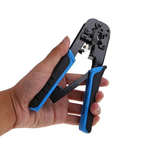 XIKKART Dual Modular Network RJ45 RJ11 RJ12 Crimping Tool Network Cable Cutting Stripping CrimperWire StripperWire Cutter for RJ45 RJ12 RJ11 8P6P4P CAT5CAT5eCAT6CAT6A All in One - Image 2