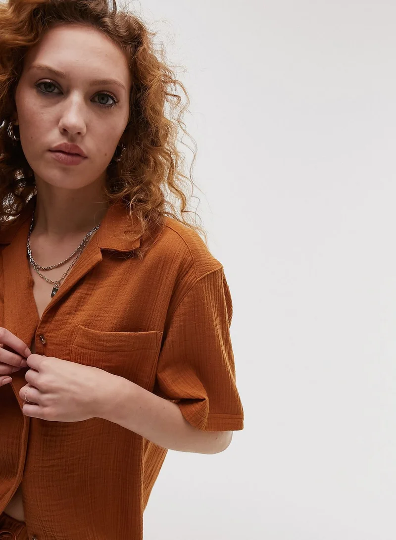 TOPSHOP Pocket Detail Shirt