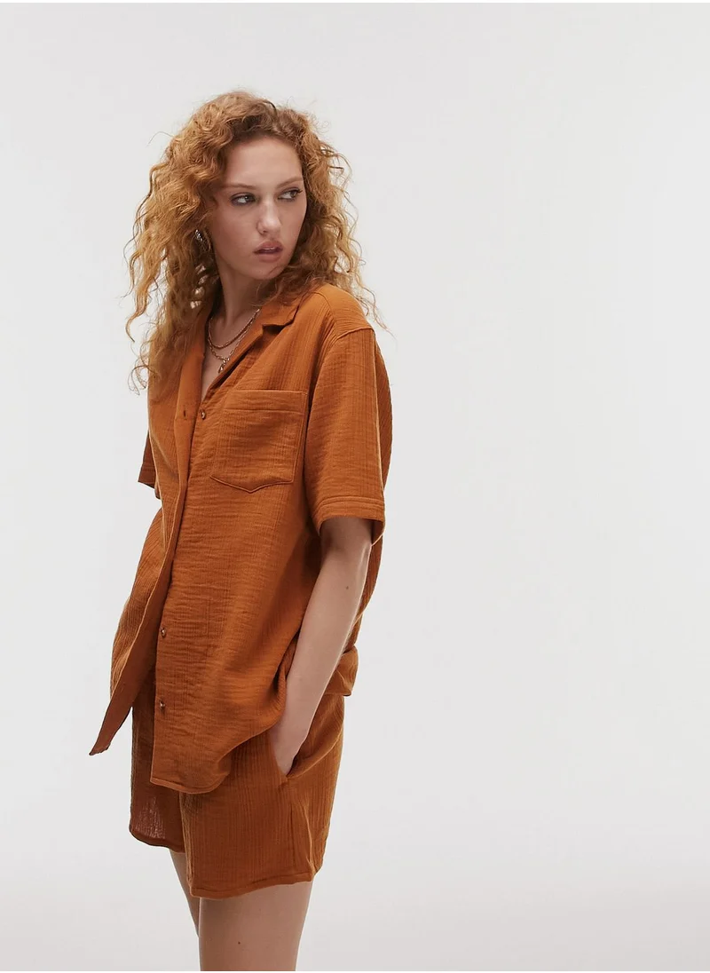 TOPSHOP Pocket Detail Shirt