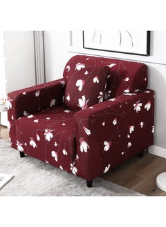 HOKIPO Stretchable Sofa Cover 5 Seater Fully Covered Universal, Wine Red Flowers (AR-4093-D11*2 + AR-4095-D11) - pzsku/ZBEECB1BA230A5BE9A2D1Z/45/_/1738306507/f1be16e3-6326-4f76-b237-c63161b19bac