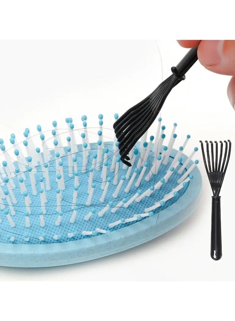ORiTi 1pcs Hair Brush Cleaner Tool Hairbrush Cleaning Rake Hair Brush Cleaner Hair Dirt Remove Comb Embedded Tool Salon Home Pick Plastic Handle - Image 4