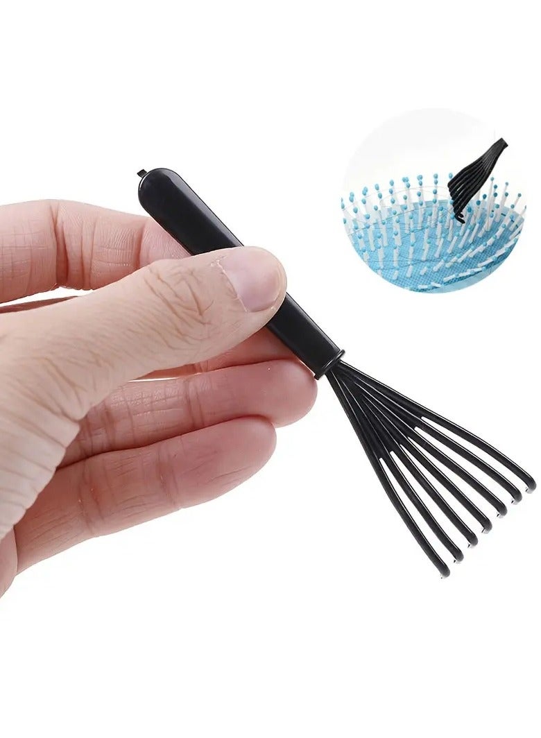 ORiTi 1pcs Hair Brush Cleaner Tool Hairbrush Cleaning Rake Hair Brush Cleaner Hair Dirt Remove Comb Embedded Tool Salon Home Pick Plastic Handle - Image 1