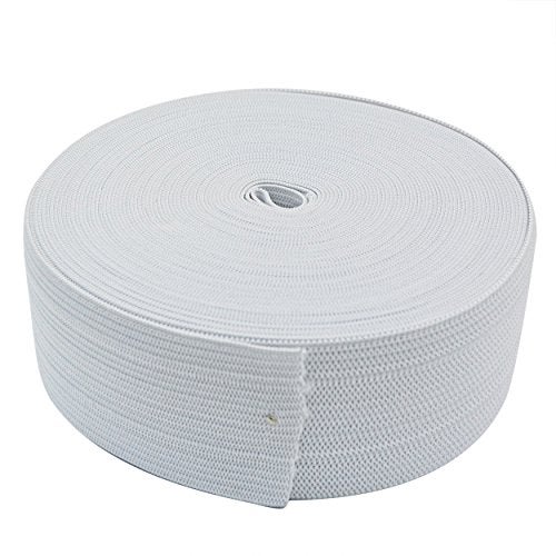 Jmkcoz White Springy Stretch Knitting Sewing Elastic Spool Elastic Bands, 1.5 Inch x 11 Yard - Image 5