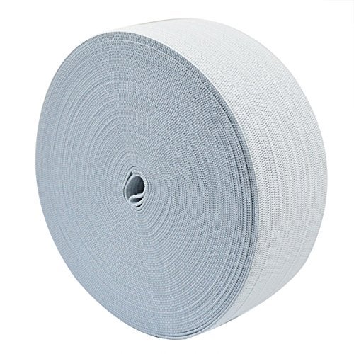Jmkcoz White Springy Stretch Knitting Sewing Elastic Spool Elastic Bands, 1.5 Inch x 11 Yard - Image 3