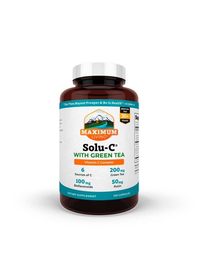 ماكسيموم ليفينغ ماكسيموم ليفينج سوليو-سي بالشاي الأخضر، 120 كبسولة - Image 1