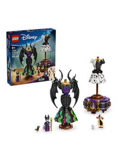 LEGO Disney Maleficent's and Cruella De Vil's Dresses - Building Toy for 9+ Year Old Girls & Boys - incl. a Customisable Display Stand, 2 Mini-Dolls & 2 Animal Figures - Birthday Gift for Fans - 43262 (524 pieces)  - Image 1