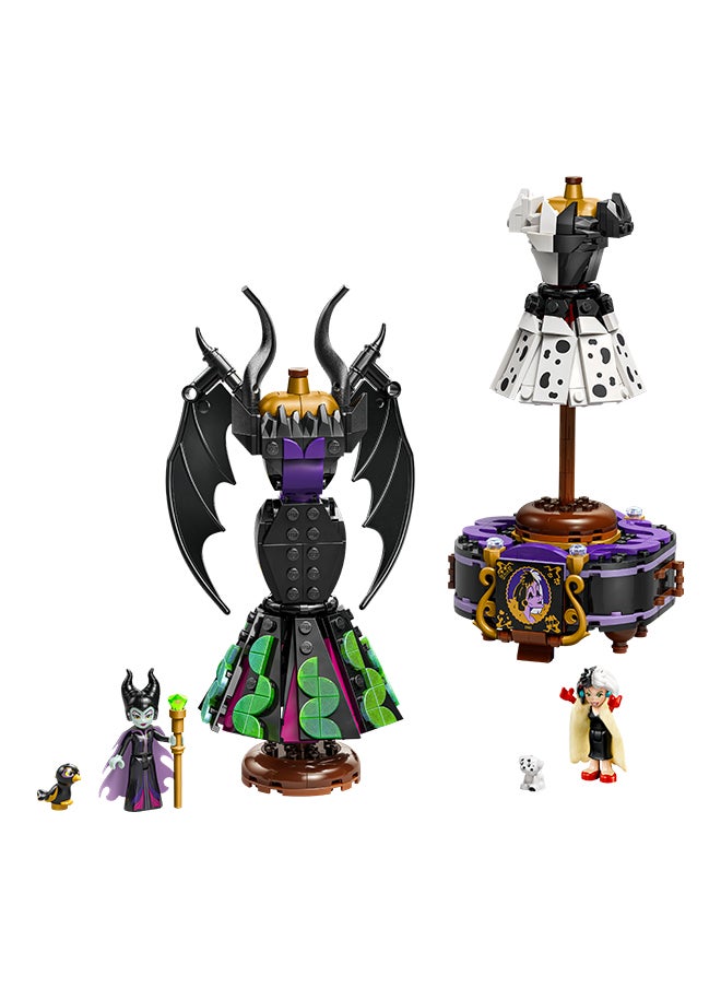 LEGO Disney Maleficent's and Cruella De Vil's Dresses - Building Toy for 9+ Year Old Girls & Boys - incl. a Customisable Display Stand, 2 Mini-Dolls & 2 Animal Figures - Birthday Gift for Fans - 43262 (524 pieces)  - Image 5