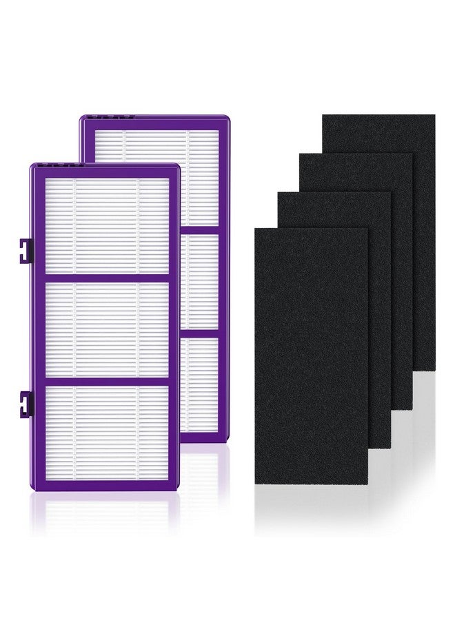 isinlive HAPF300AP Performance Plus Replacement Filter for Holmes AER1 HAPF300AP-U4 air Cleaner, 2 True HEPA+ 4 Carbon Pre Filters - Image 1