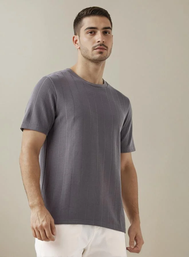 Splash FAV Men Cotton Textured Nightwear Set
