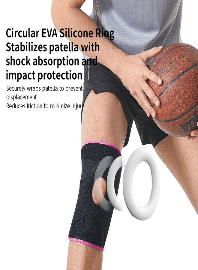 RUNZI Knee Brace for Knee Pain, Knee Brace with Side Stabilizers for Man Women,Knee Wrap for Arthritis, Meniscus Tear, ACL, Knee Pain Relief, Runner, Sport - Image 5