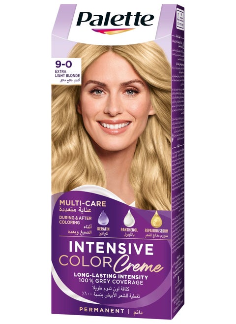 Intensive Colour Cream 9-0 Extra Light Blonde 50ml,50ml,&10ml