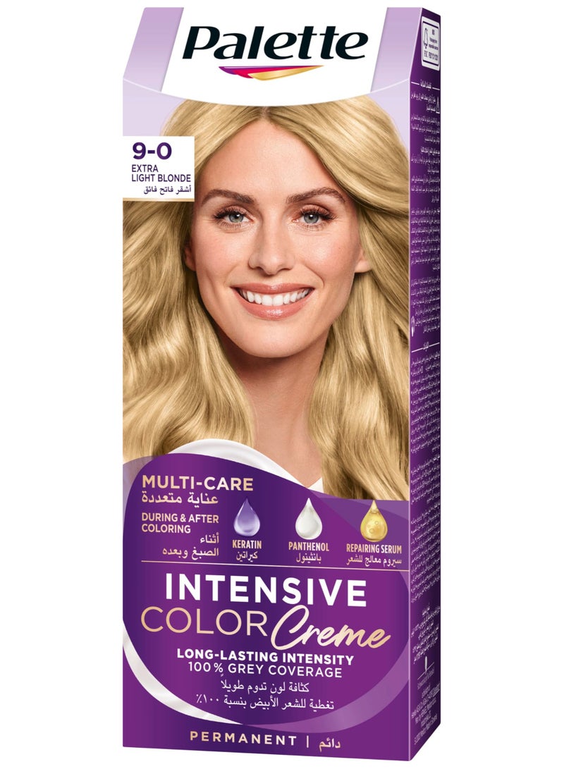 Intensive Colour Cream 9-0 Extra Light Blonde 50ml,50ml,&10ml