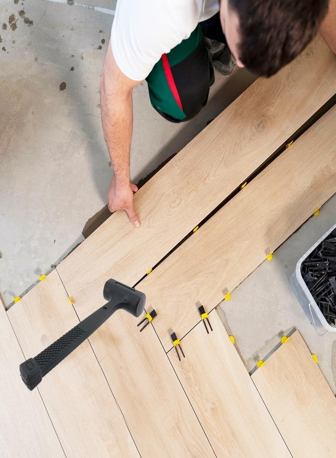 Geesatis 1Pcs Rubber Mallet,1LB Soft Blow Small Hammers,Dead Blow Hammer,Unibody Molded,Non-Rebounding,Black - Image 4