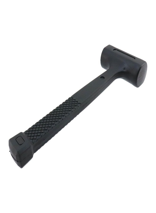 Geesatis 1Pcs Rubber Mallet,1LB Soft Blow Small Hammers,Dead Blow Hammer,Unibody Molded,Non-Rebounding,Black - Image 1