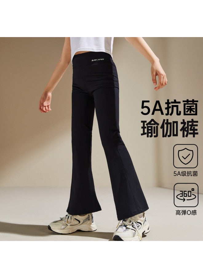 ASK JUNIOR سروال اليوغا الضيق للفتيات في الخريف - سروال رياضي ضيق للمراهقات مع تصميم جريء للأطفال - Image 2