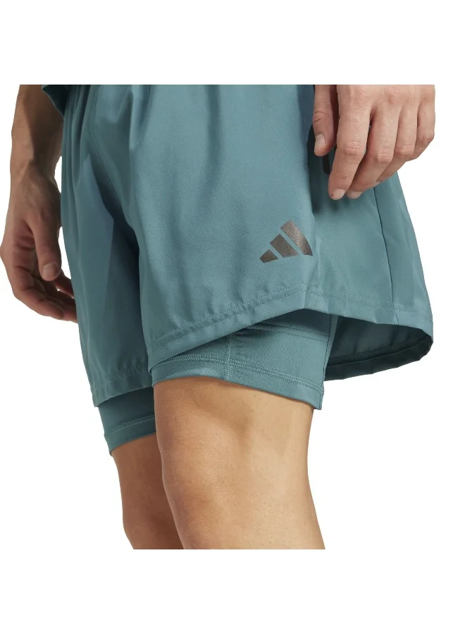 Adidas Otr B S 2In1 M Green Shorts (1/2) Shorts For Men