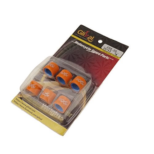 Glixal ATKS-04012 16X13mm High Performance Racing Variator Roller Weights Set 139QMB GY6 50cc - 100cc Scooter Moped ATV (7 gram) - Image 1
