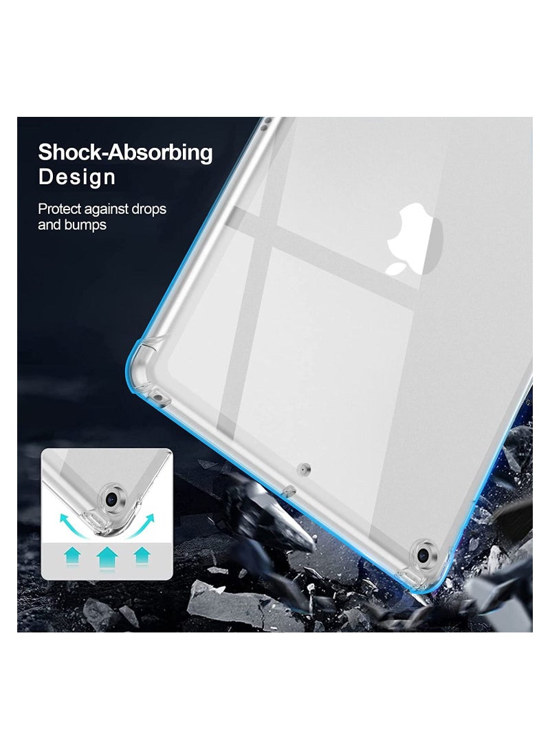 Case for iPad 9th/8th/7th Generation iPad 10.2 Case 2021&2020&2019, Frosted Transparent Clear Shockproof TPU Protective Case - Image 3