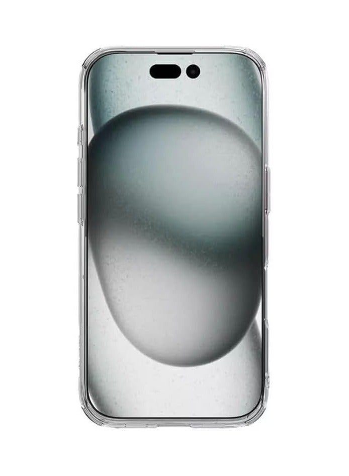 نيلكين جراب Nillkin Nature TPU Pro Magnetic Series القوي المقاوم للصدمات مع ظهر صلب TPU ممتص للصدمات وحافة مرتفعة لحماية الكاميرا، مناسب لهاتف Apple iPhone 16 Plus - شفاف - Image 3