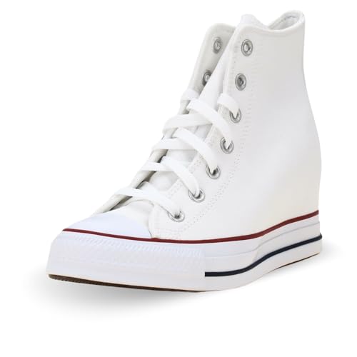 Converse Chuck Taylor All Star Wedge Platform (9.5 US Women) White - Image 1