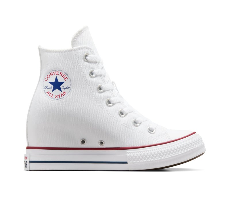 Converse Chuck Taylor All Star Wedge Platform (9.5 US Women) White - Image 2