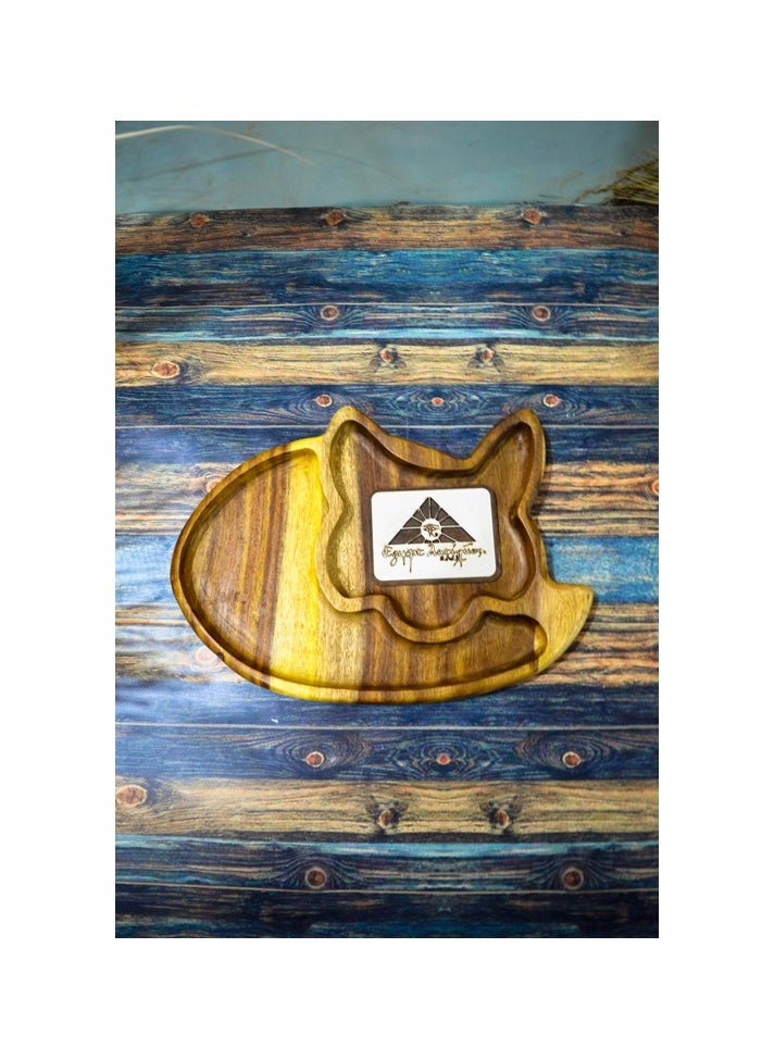 Egypt Antiques A food or snack dish for children in the shape of a fox, handmade in 100% natural colors and treated with olive oil  - Image 2