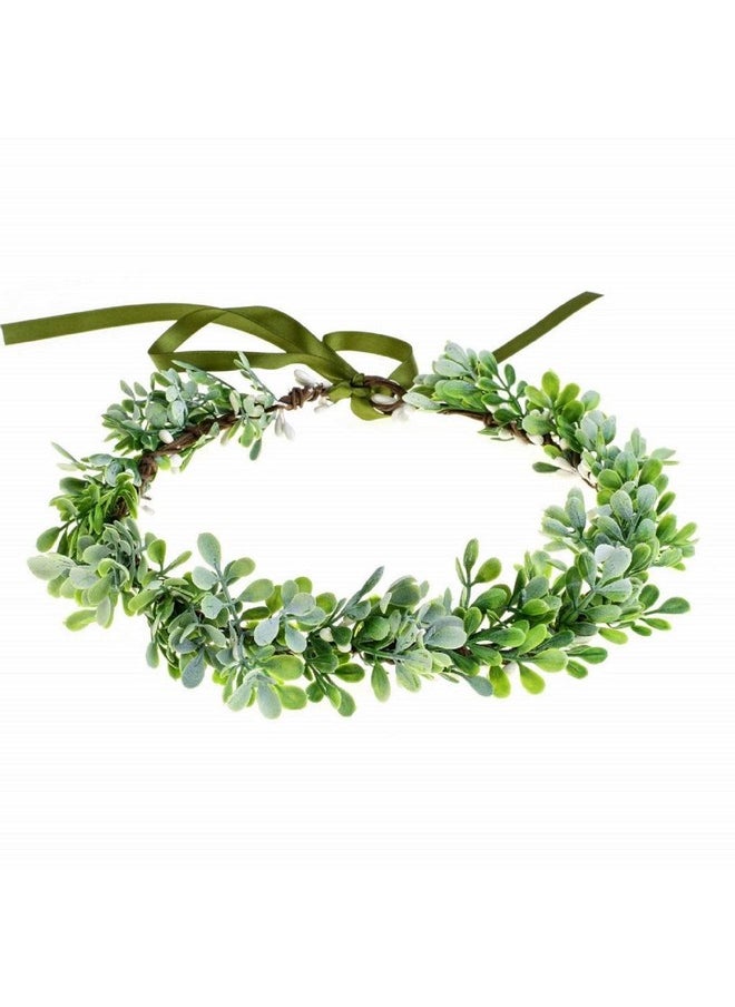 Bridal Green Leaf Crown Bohemian Headpiece Floral Headband Photo Prop (A) - pzsku/ZBEED8DE51214C40FDD98Z/45/_/1718173846/3460a064-3107-474e-a287-5330e2e52e52