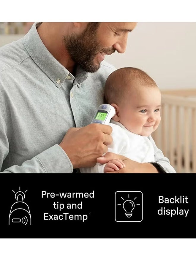 BRAUN THERMOSCAN 7 Ear Thermometer - Stability Indicator for Professional Accuracy, Digital Display, Baby and Infant Friendly - Image 5