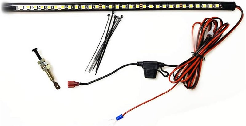 مجموعة إضاءة LED أسفل الغطاء، مصباح شريطي مقاوم للماء عالمي لفحص المحرك مع تشغيل/إيقاف تلقائي للشاحنات والبيك أب وسيارات الدفع الرباعي والقوارب الترفيهية - Image 1