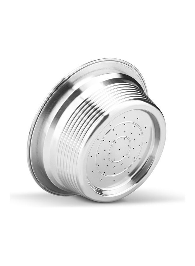 NIBEMINENT benfuchen Stainless Steel Reusable Refillable Coffee Capsules Compatible with LAVAZZA A MODO MIO Cup Filter 60pcs Aluminum Foil Silver 10*5*10cm - Image 4